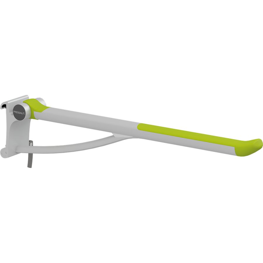 Toiletsteun 850mm zijw. rechts tbv montage aan wandrail PLUS lime green (excl.rail)