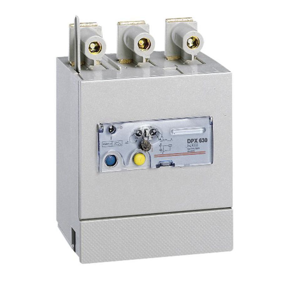 Aardlekblok DPX630 3-polig 400A onder DPX3