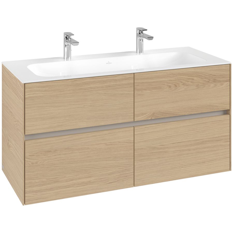 Wastafelonderkast Collaro 1196x603x498mm Nord.Oak C14000VJ