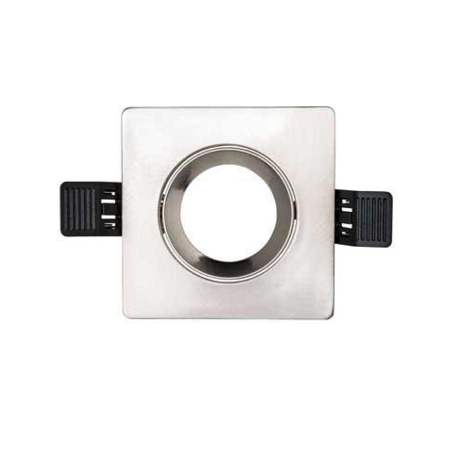 Toebehoren MR16 90mm vierkant geborsteld chroom IP20
