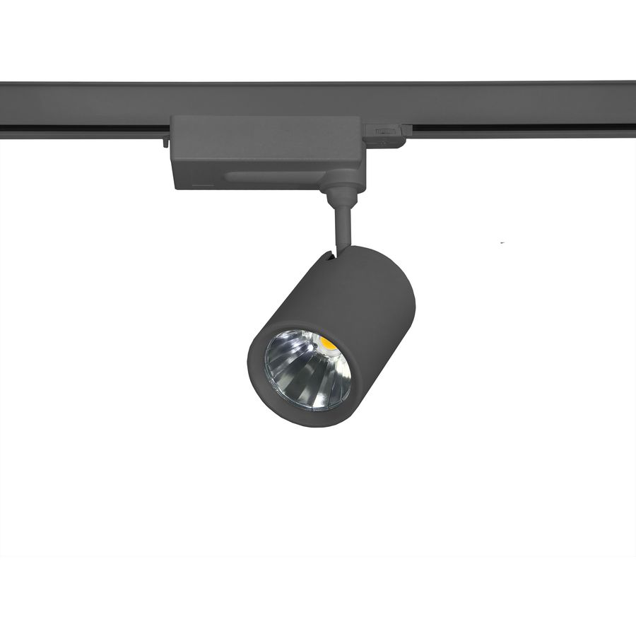Viola 3-fase railspot-20W-3000K-2200Lm- 45gr.-Grijs-DALI