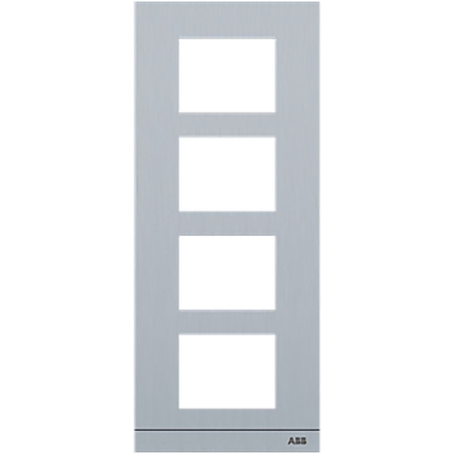 Welcome buitenpost frame audio, maat 1/4, aluminium (41394CF-A)