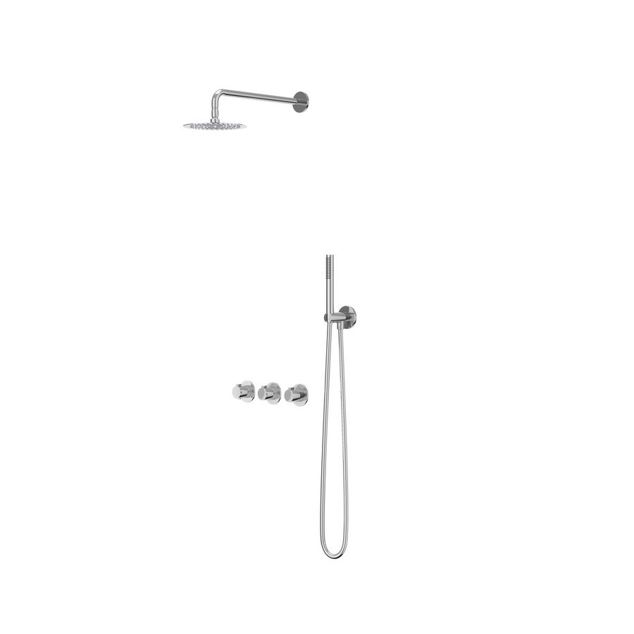Regendoucheset inbouw PACT chroom CSP4CRCECA