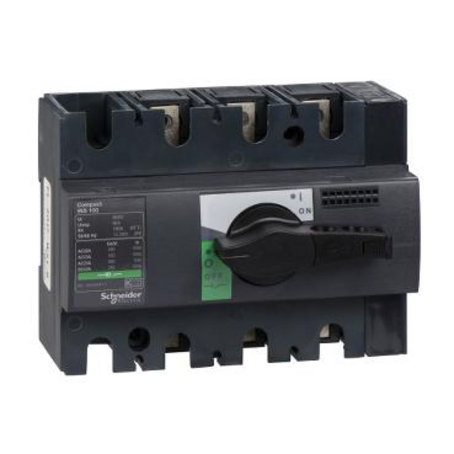 Lastscheider Vast Zwart ComPact INS100 3P