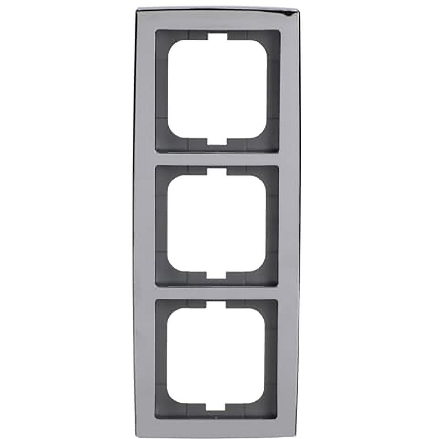 Afdekraam 3v s-chroom glans