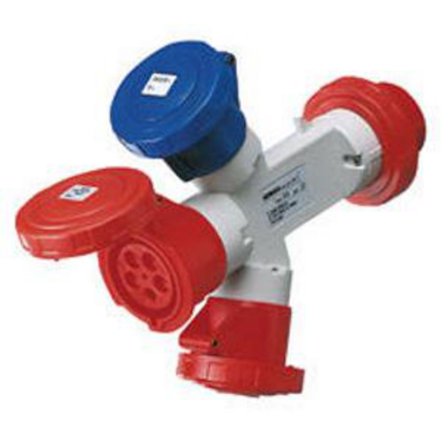 ADAPTER VOOR MEERDERE CONTACTDOZEN IP67-STEKKER 3P+N+A 32 A