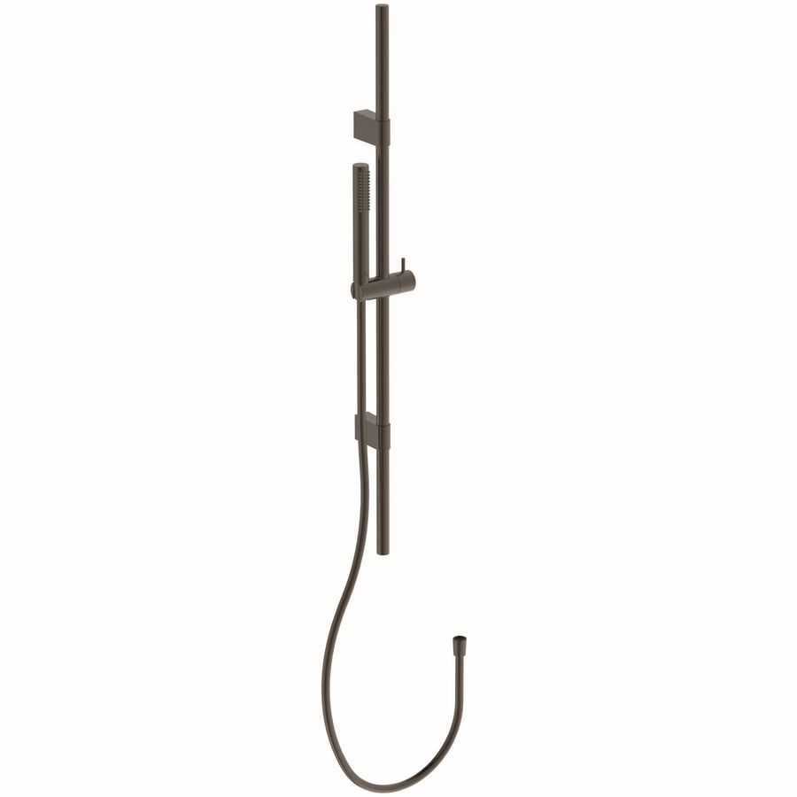 glijstangcomb 90cm 1 straalsoort staafhanddouche magnetic grey (grijs) A