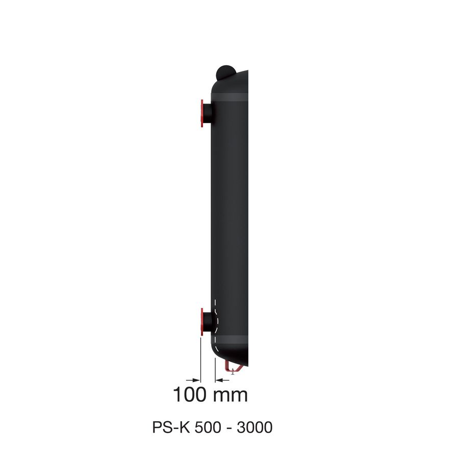 Buffervat PS-K 500L (excl. isolatiemantel)