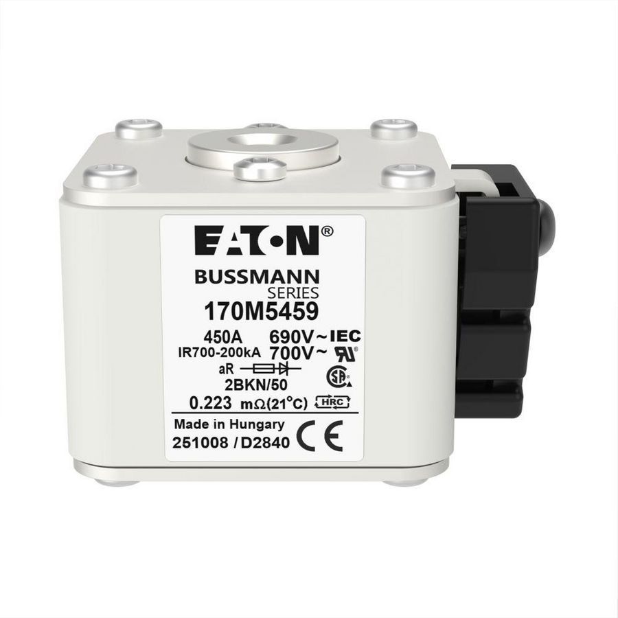 Zekering hoge snelheid 450A AC 690V 200kA 2 aR IEC UL VVE=6