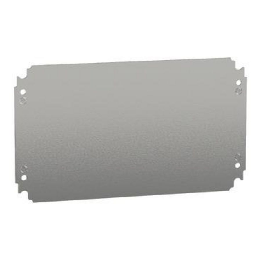 Volle montageplaat 250x400mm Gegalvaniseerd plaatstaal