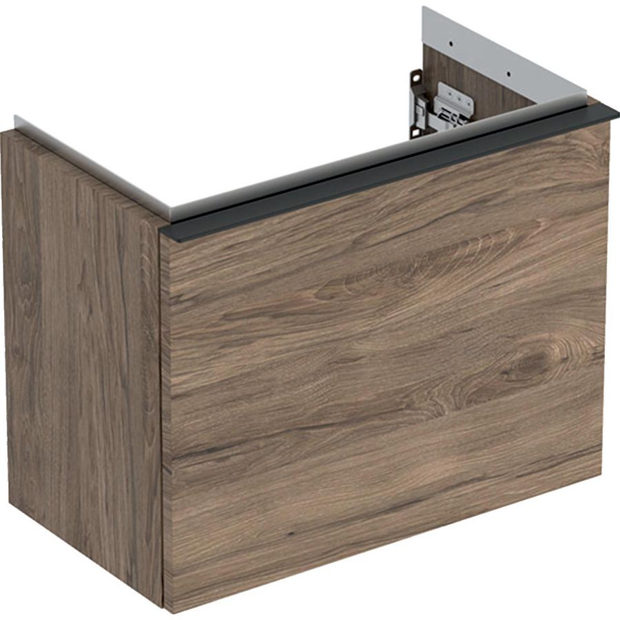 iCon fontein onderkast met lade 53cm noten hickory