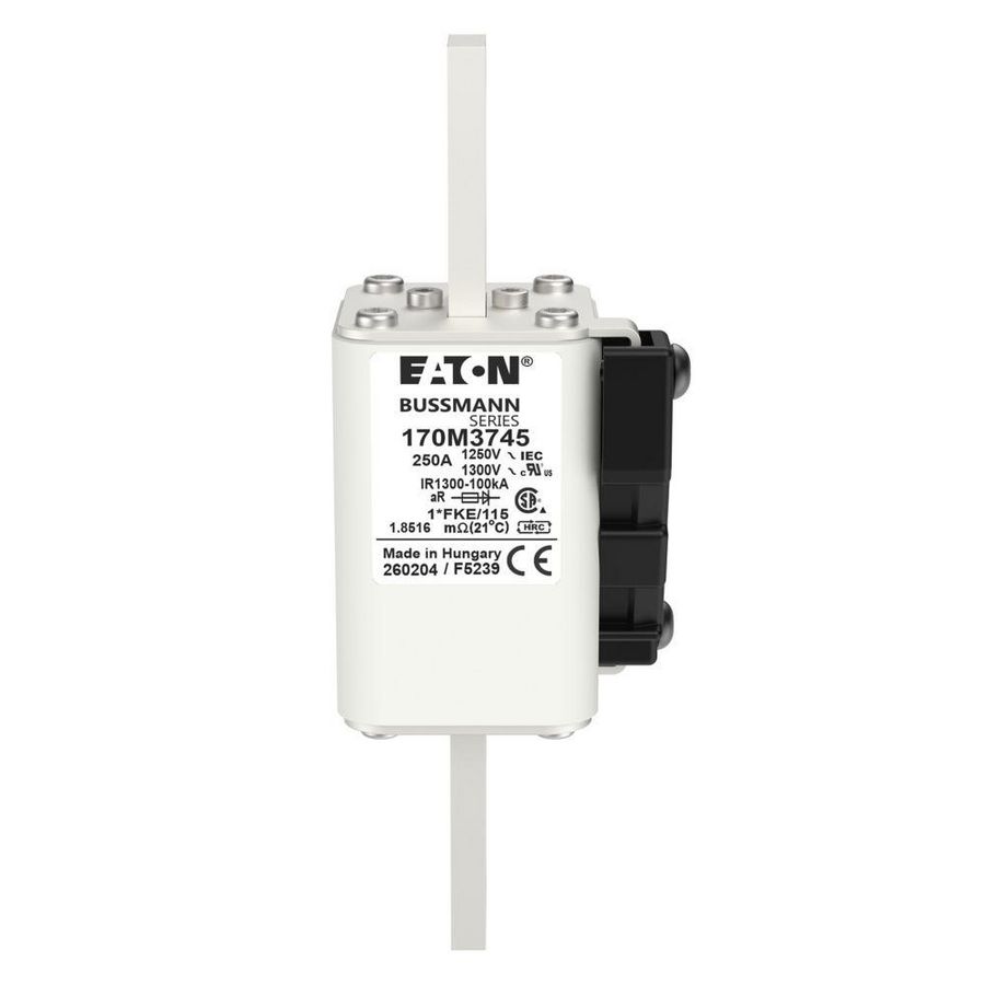 Zekering h. snelheid 250A AC 1250V 100kA compact 1 45 VVE=2