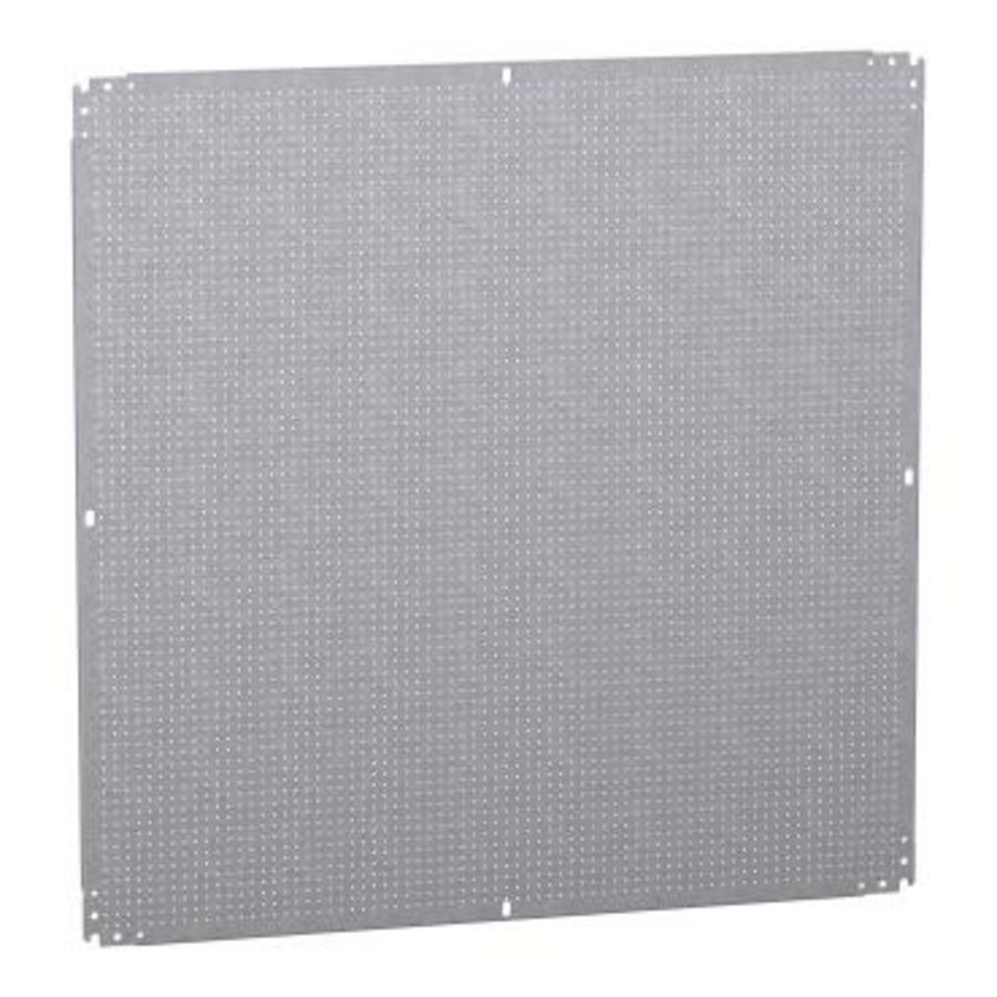 Montageplaat microperf. 1000x1000mm Gaten 3,6mm op 12,5mm