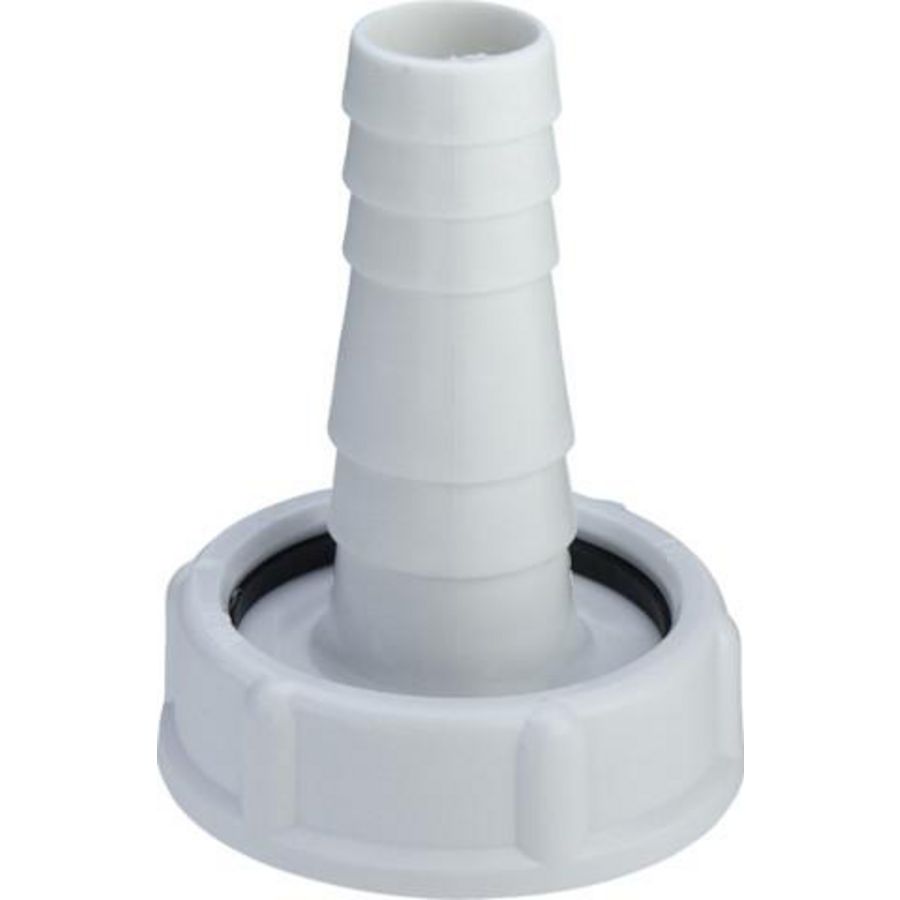 Slangtule 1 1/2 kunststof/wit