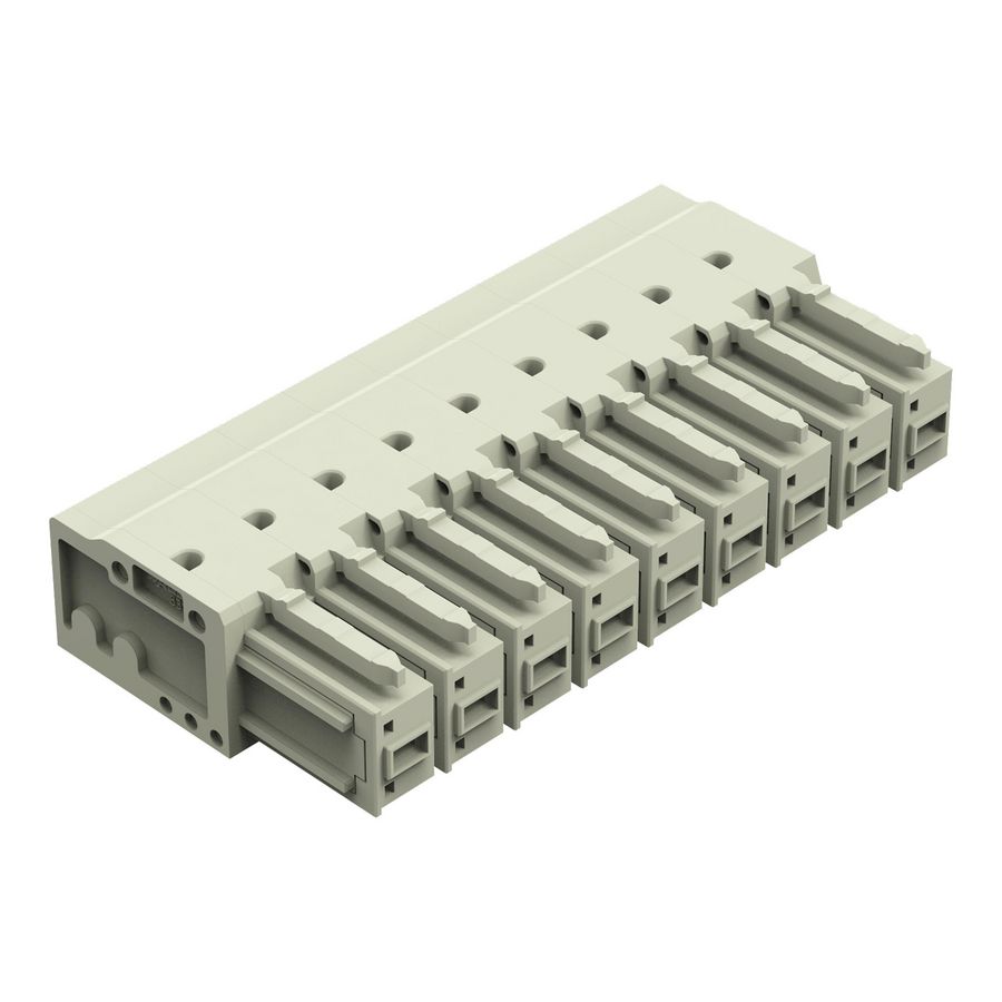 THT FE steker HA raster 7,62mm li.grijs 831-3529 VVE=12