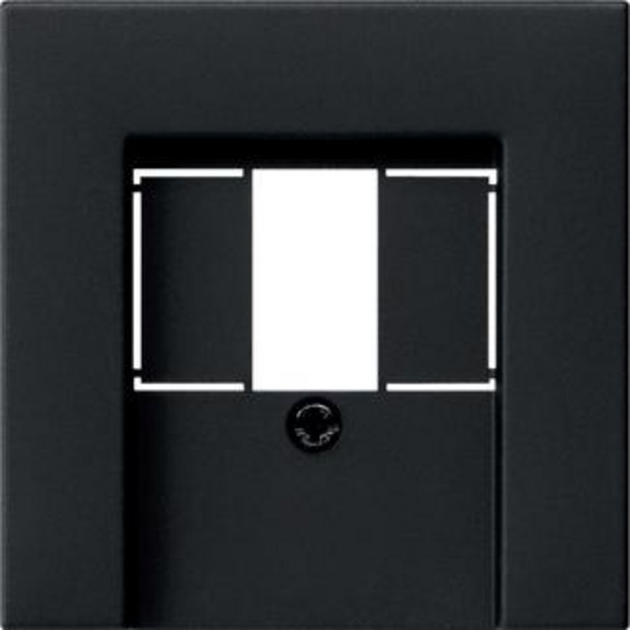 Afdekking USB-voeding PD System 55 zwart m