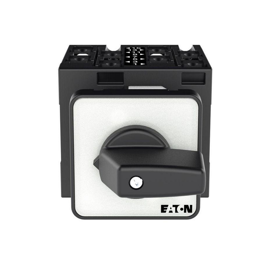 Omschakelaar 8 cont. 32A frontplaat:0-1-2 60gr. vast inbouw