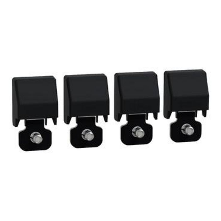 Set of 4 wall fixing brackets and cover for Spacial S3D