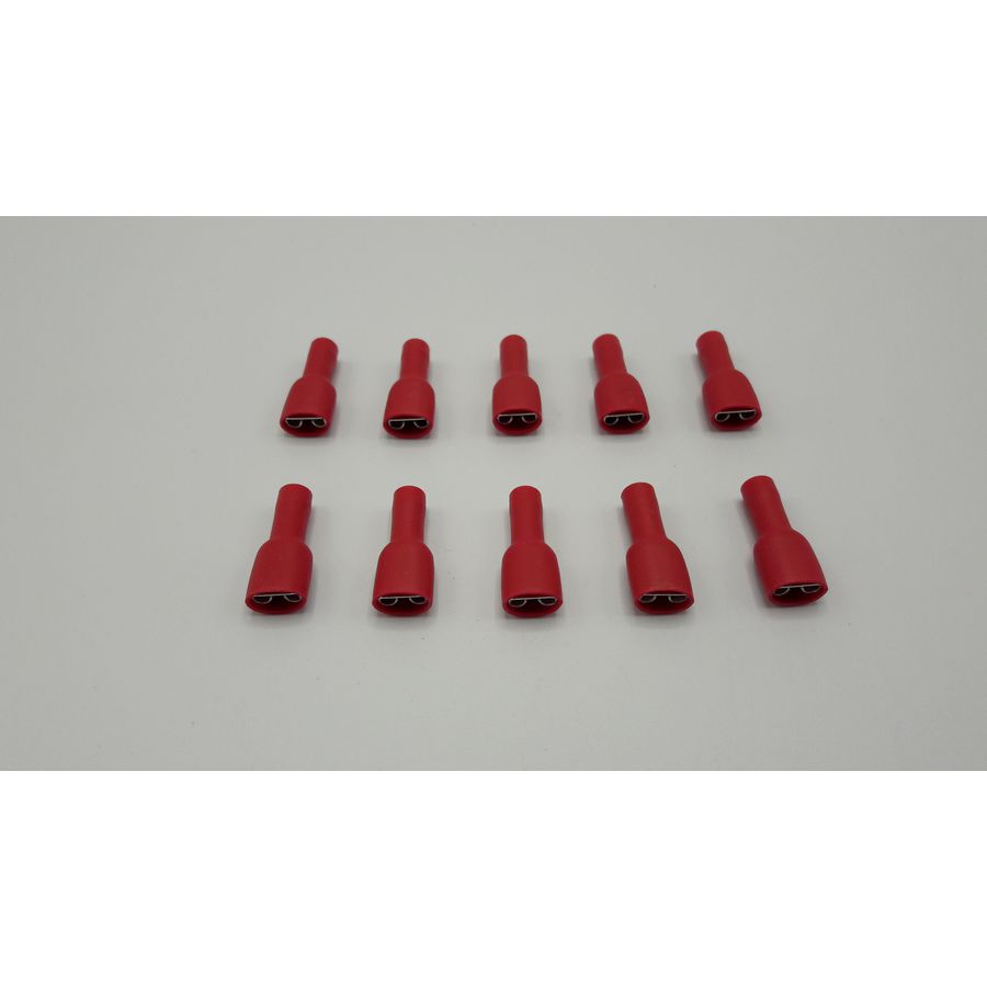 Kabelschoen female rood geisol. S102066