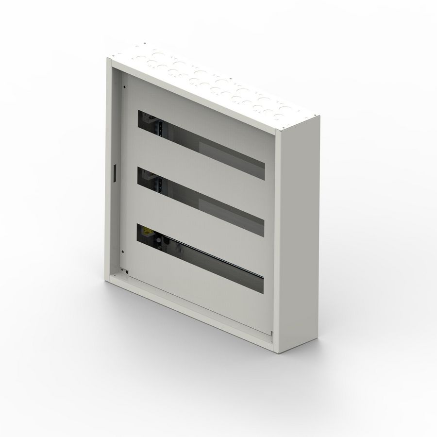 Groepenkast leeg opbouw 3x24 modulen XL3 S 160