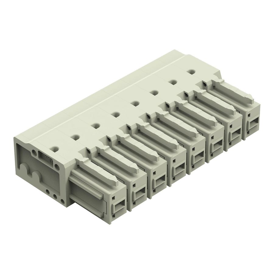 THT FE steker HA raster 7,62mm li.grijs 831-3528 VVE=12