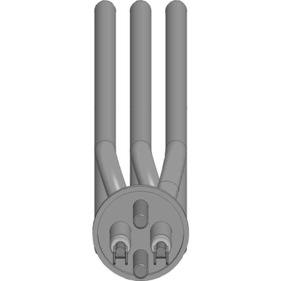 Verwarmingselement 4000W 230V koper H 137385