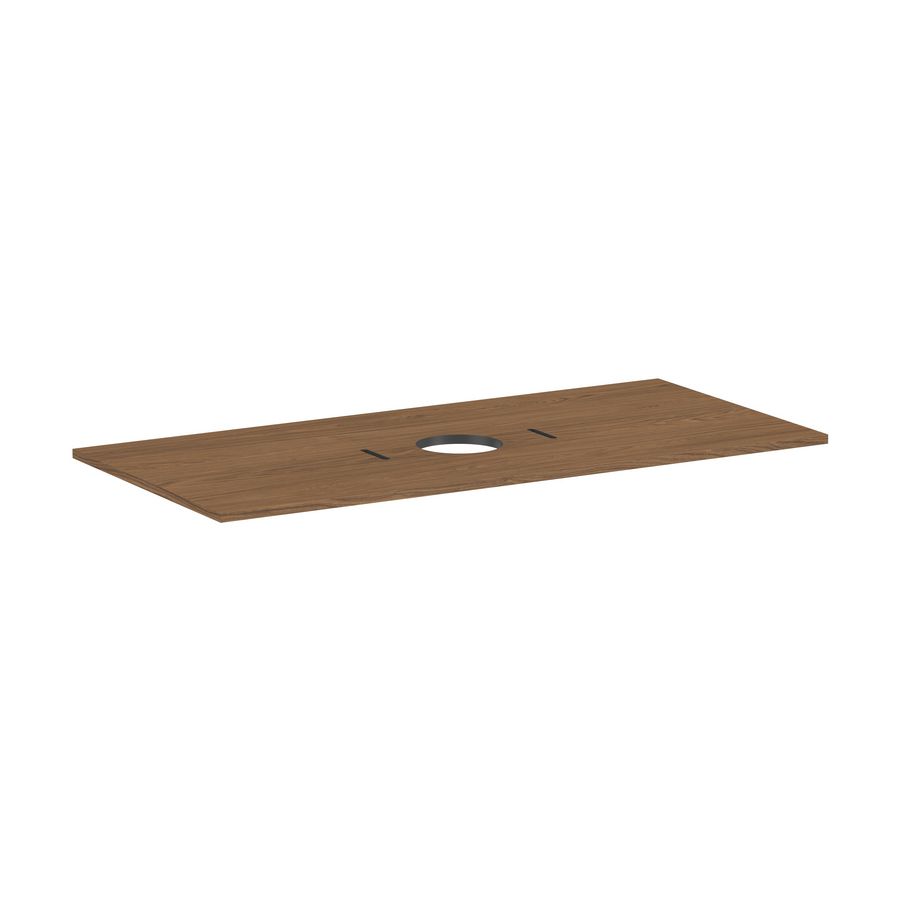 Console Xilesa E 1180/550 met uitsparing midden waskom z. kraangat CAO
