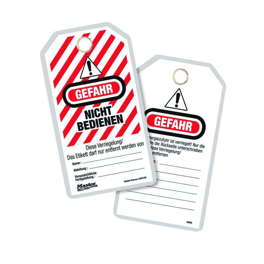 Pakket a 12st. Bord NIET BEDIENEN Duits