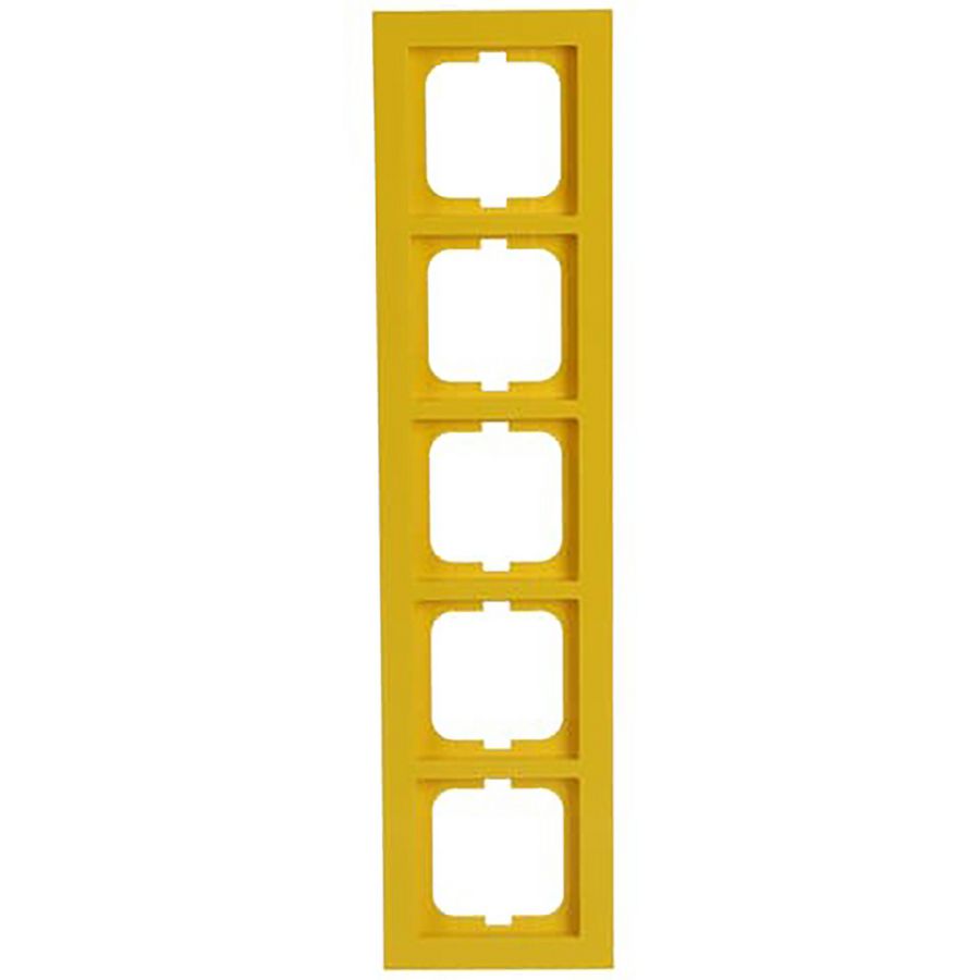 Afdekraam 5v ax-geel (1725-285)