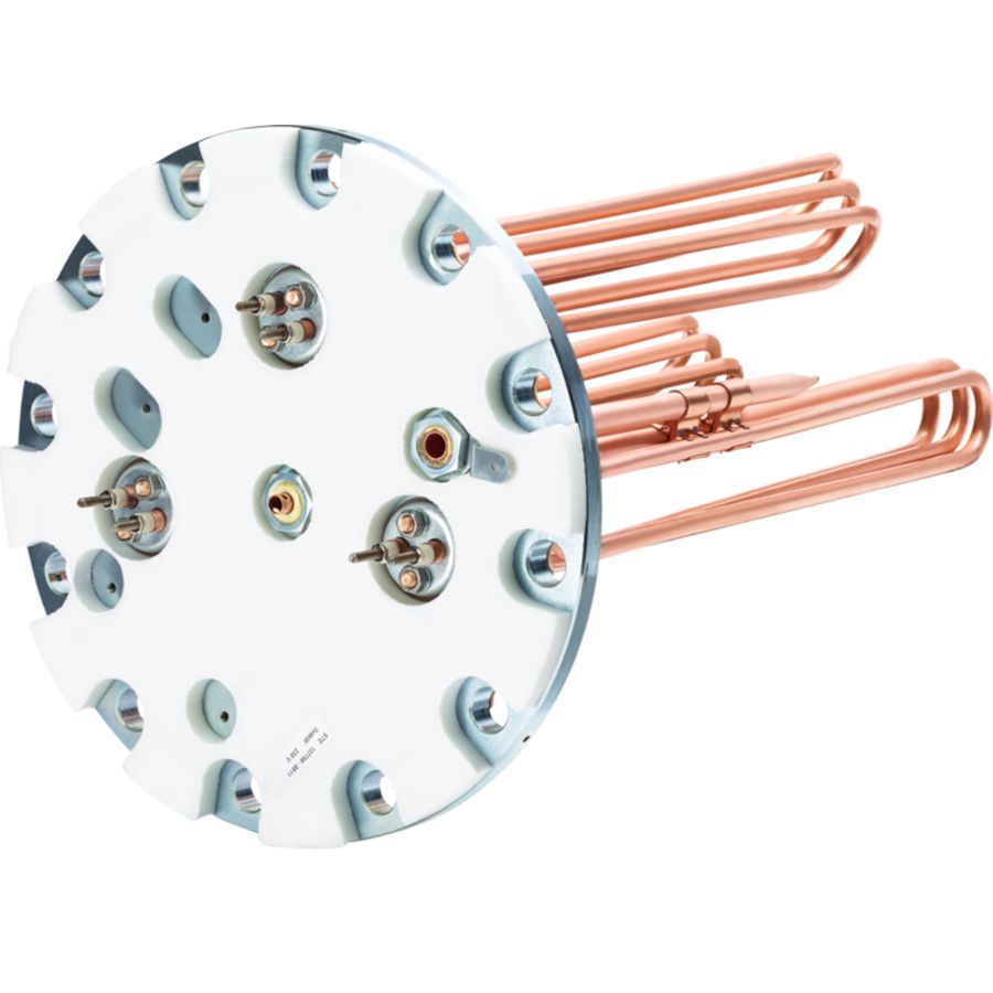 Verwarmingsflens 12000W 230V koper