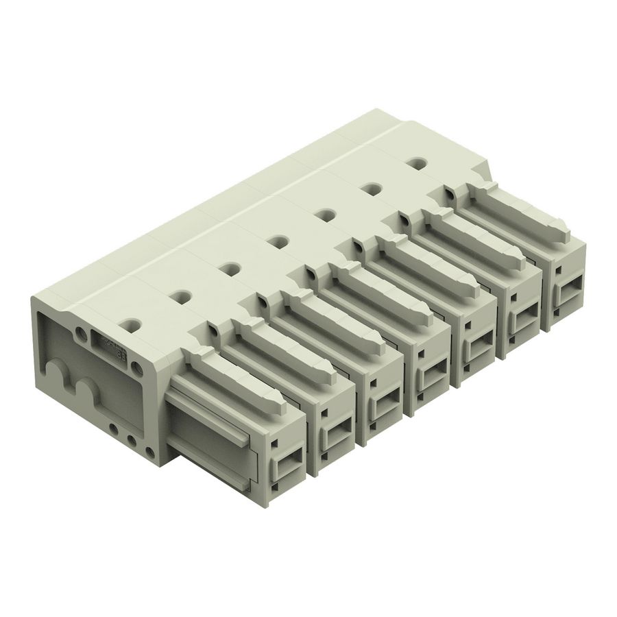 THT FE steker HA raster 7,62mm li.grijs 831-3527 VVE=12