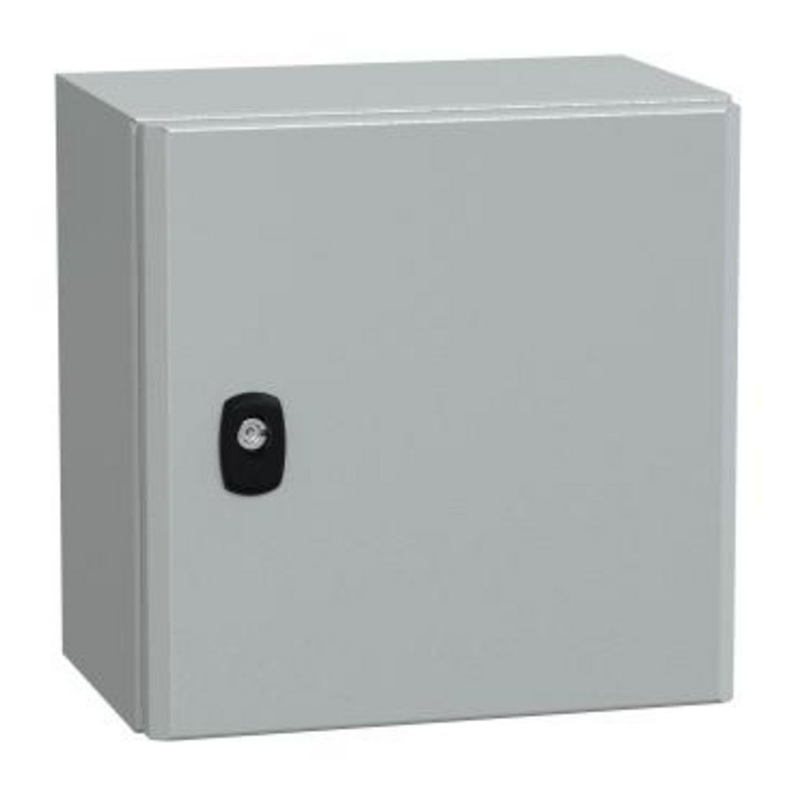 Kast Volle deur Montageplaat 300x300x200mm IP66 Spacial S3D