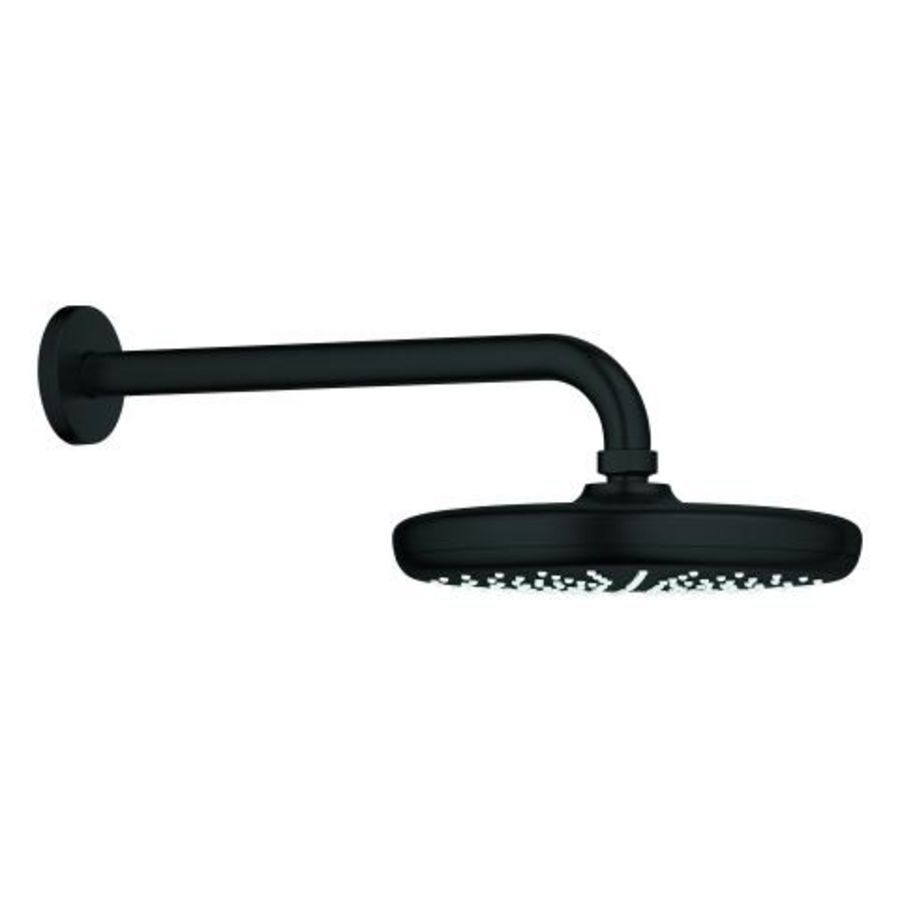 Tempesta hoofddoucheset 210 380 mm 9,5l/m Matte Black (mat zwart) (prof)