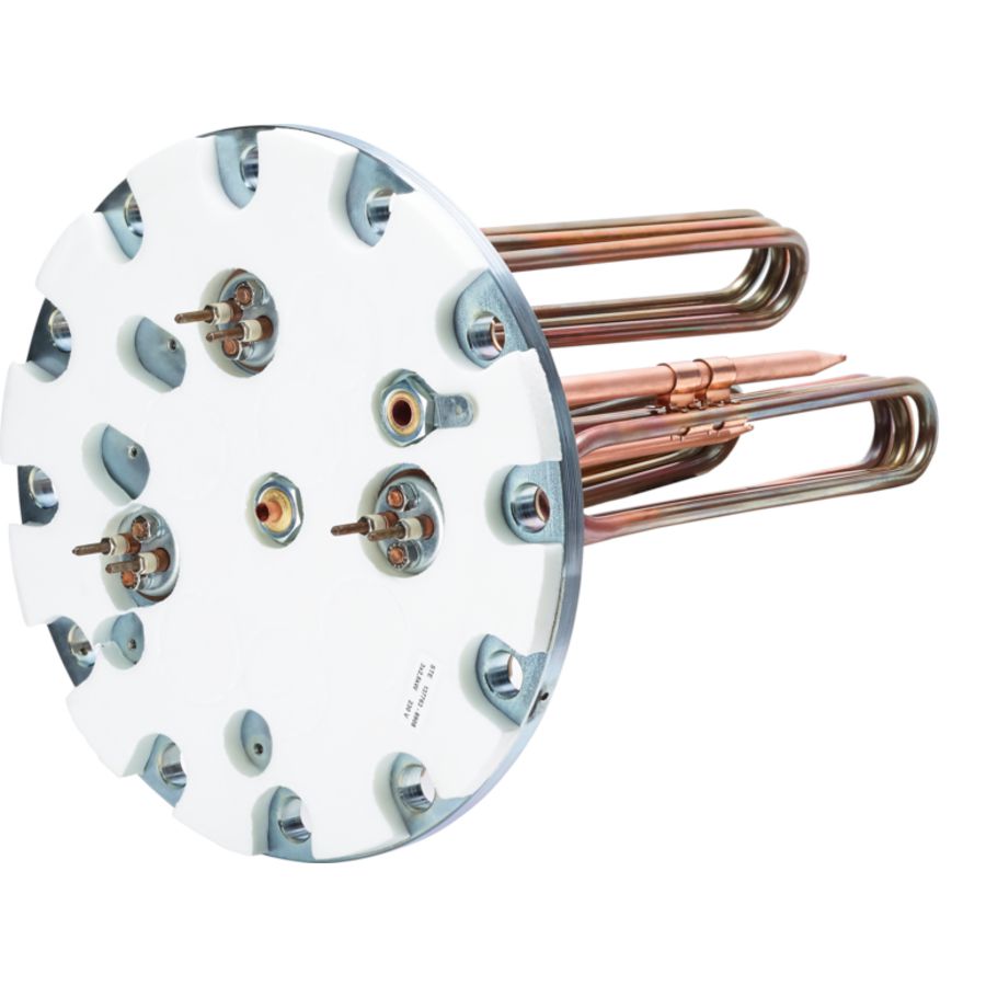 Verwarmingsflens 7500W 230V koper