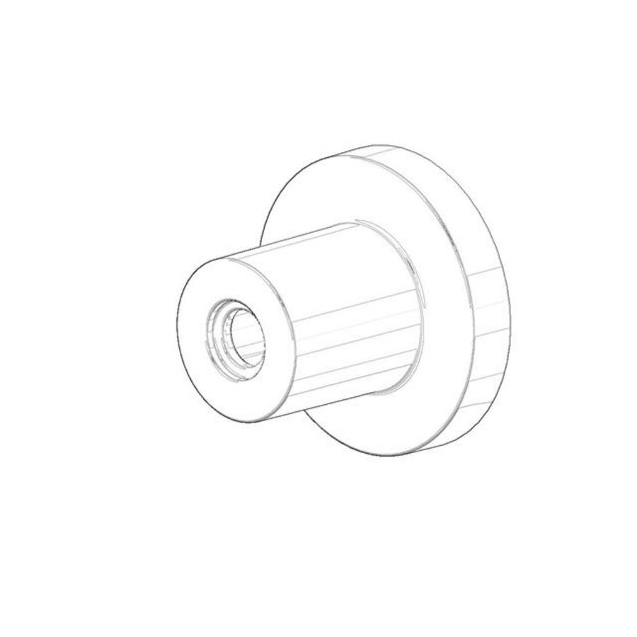 Houder universeel 60x100x60mm chr