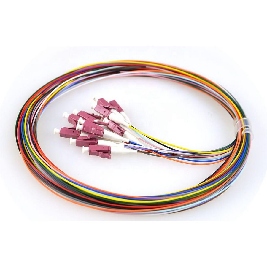 LC/upc Pigtail mm OM4 6 pieces 30mm striplength 2mtr.