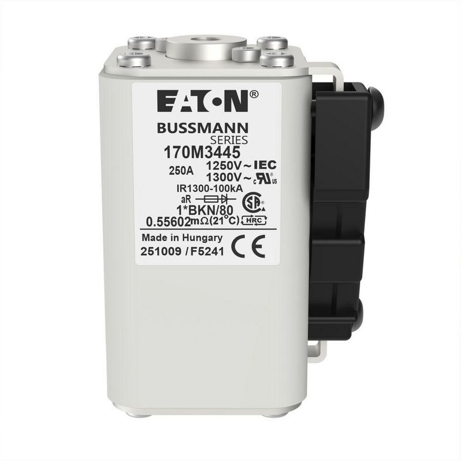 Zekering h. snelheid 250A AC 1250V 100kA compact 1 45 VVE=3