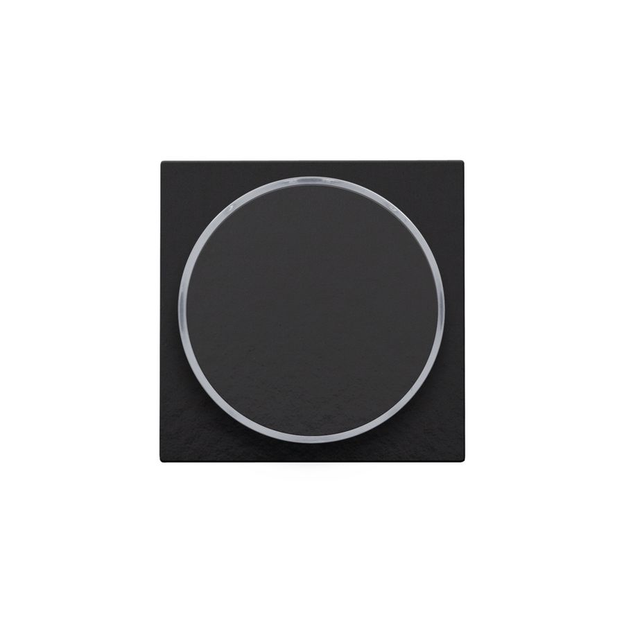 Afwerkingsset doorschijnende ring z. symbool 6A pianoblack