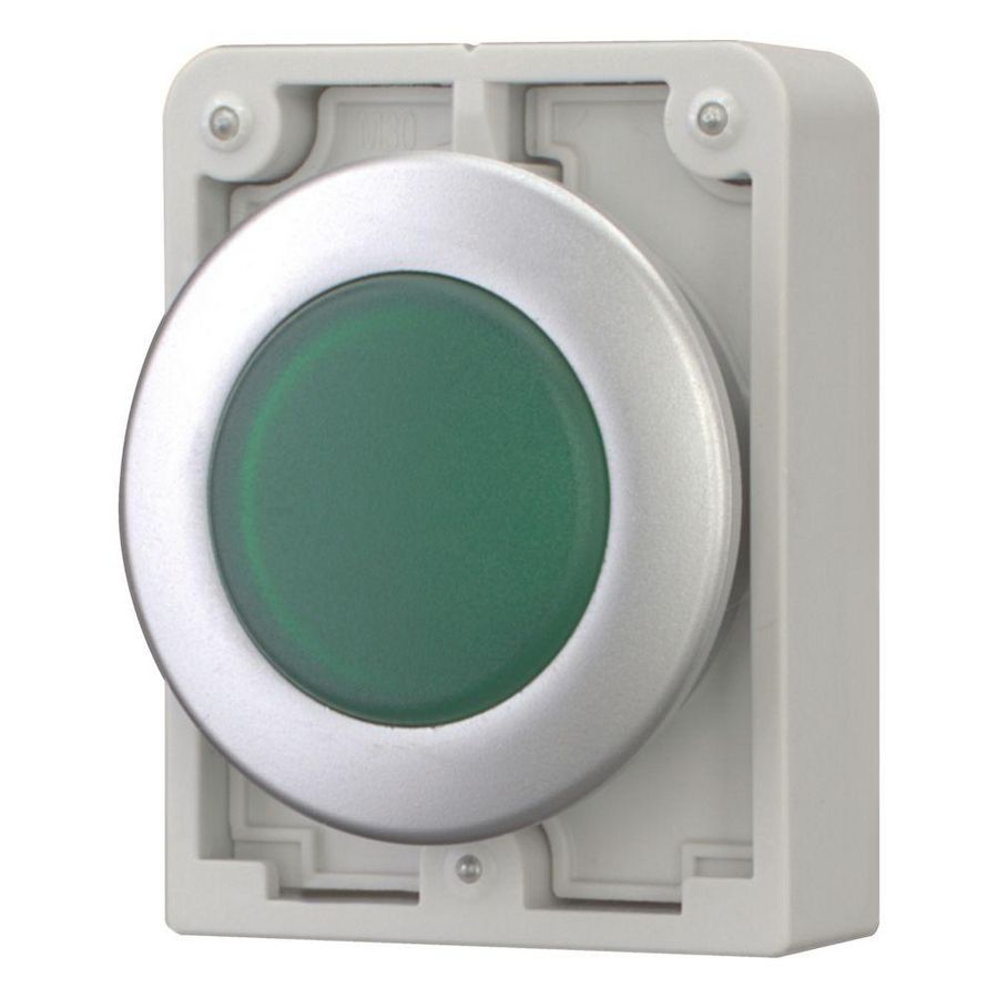 Signaallamp 30mm vlak groen