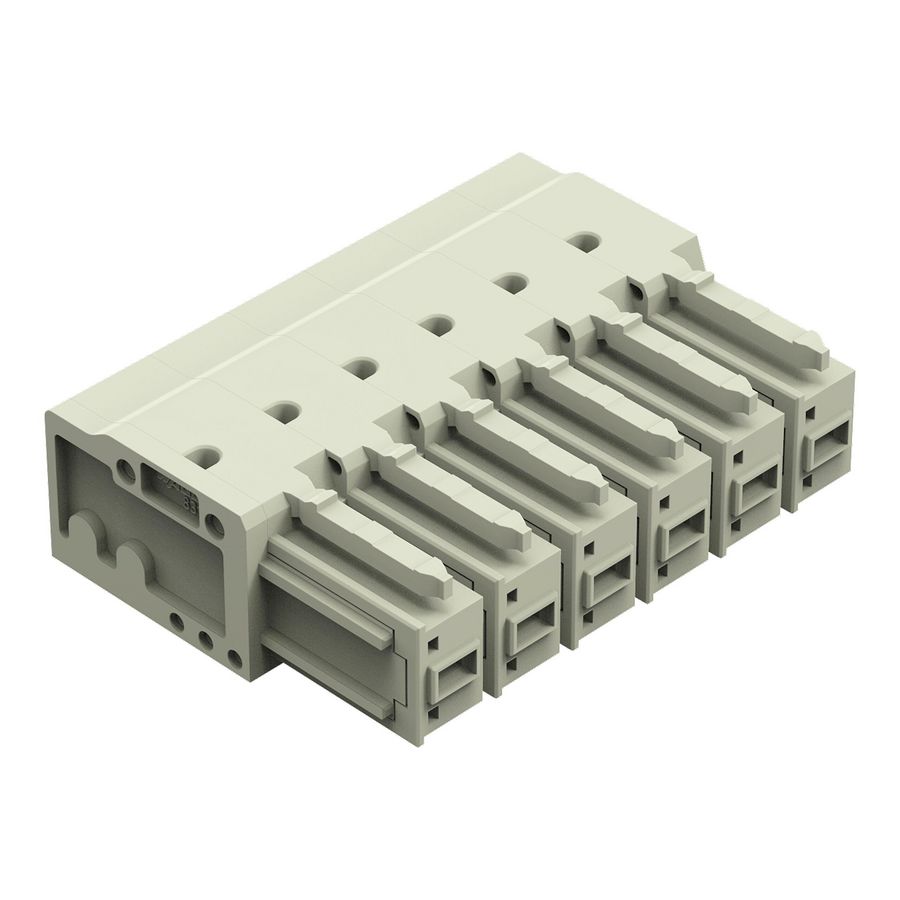 THT FE steker HA raster 7,62mm li.grijs 831-3526 VVE=24