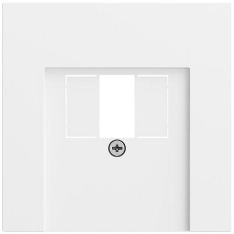 Afdekking USB-voeding PD System 70 z.wit m(gel.)