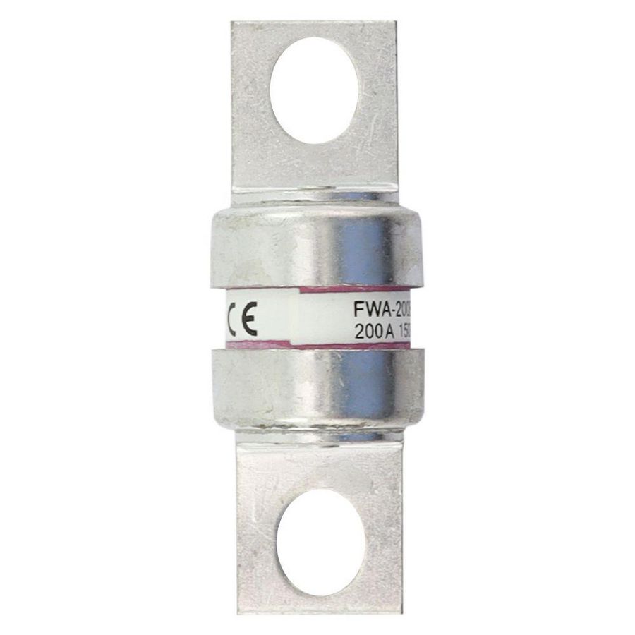 Zekering hoge snelheid 200A AC 150V DC 150V 100kA 25x68 mm