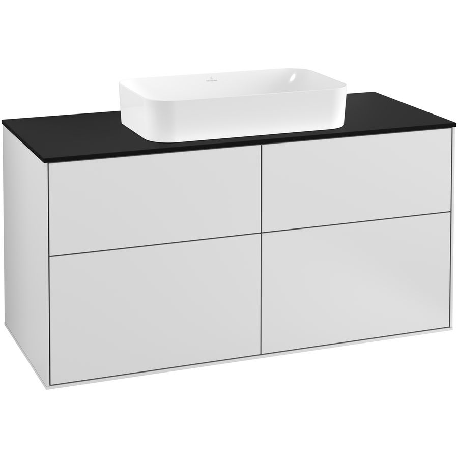Wastafelonderkast Finion 1200x603x501mm White Matt Lacquer G26200MT