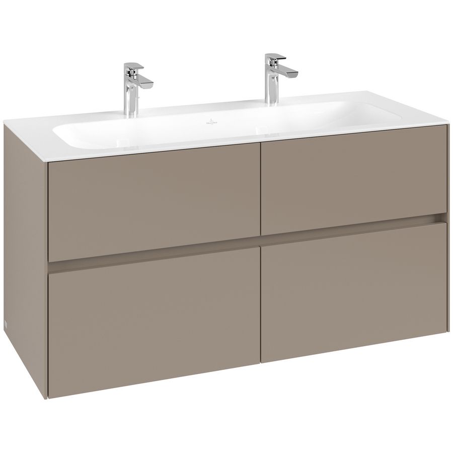 Wastafelonderkast Collaro 1196x603x498mm Taupe C140B0VM