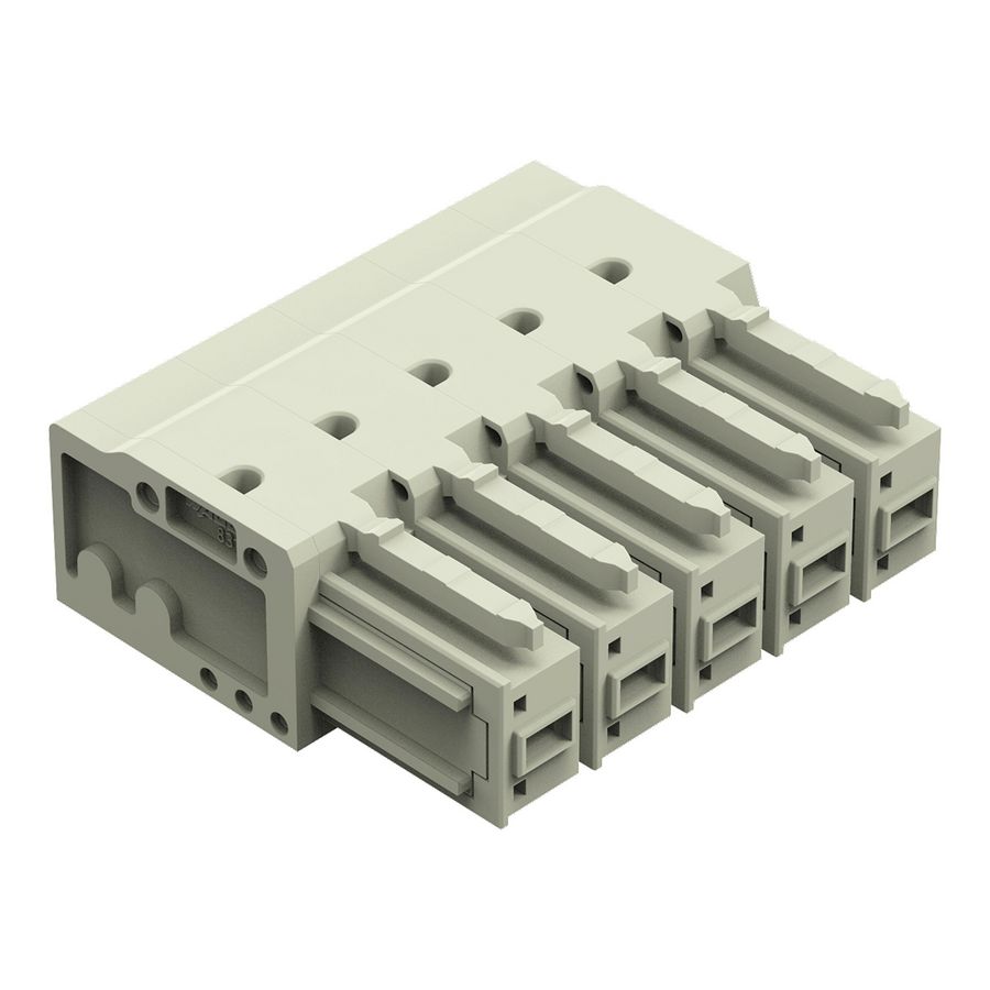THT FE steker HA raster 7,62mm li.grijs 831-3525 VVE=24
