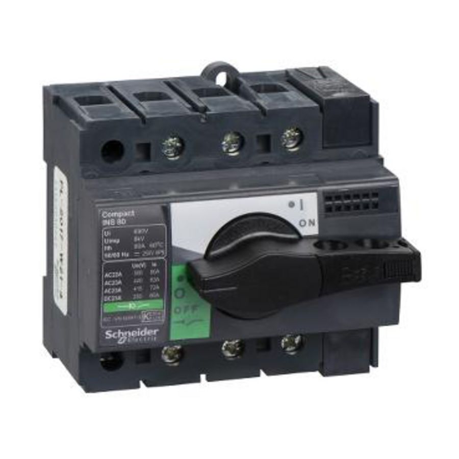 Lastscheider Vast Zwart ComPact INS80 3P