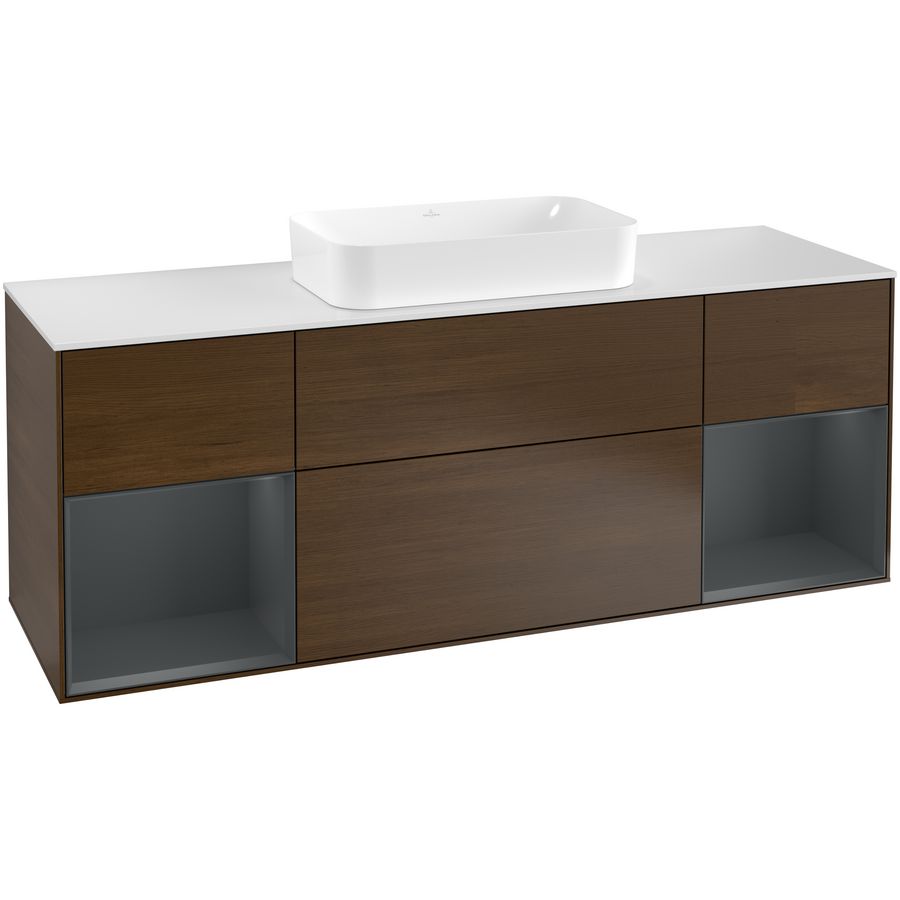 Wastafelonderkast Finion 1600x603x501mm W.Veneer G331HGGN
