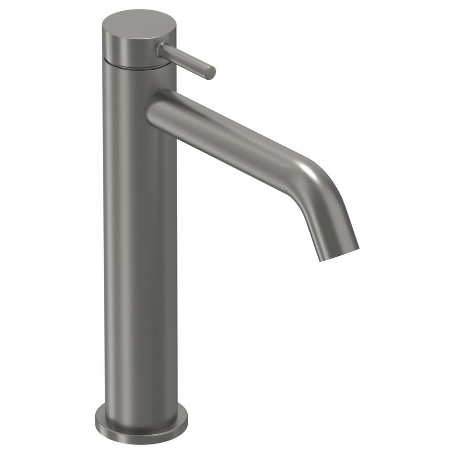 Wastafelmengkraan BOND M-size sprong 149mm coldstart geborsteld metal black PVD
