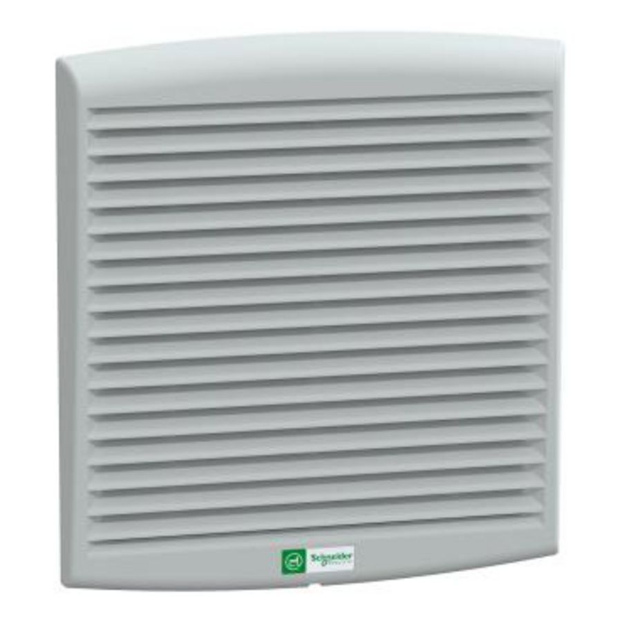 Geforceerde ventilatie 165m3 24V rooster en filte ClimaSys