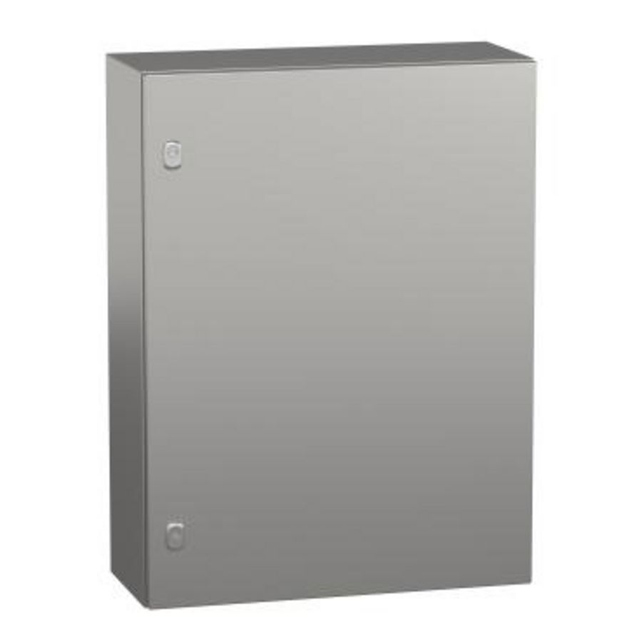 Kast Volle deur 800x600x250mm RVS 304L Scotch Br Spacial S3X